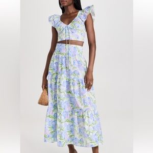 Hill House Florence Set -blue hydrangea